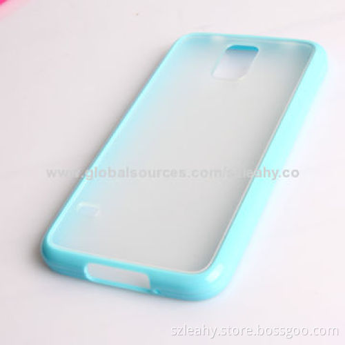 New arrival, smoked PC back with TPU sides mixed case for Samsung S5/G900